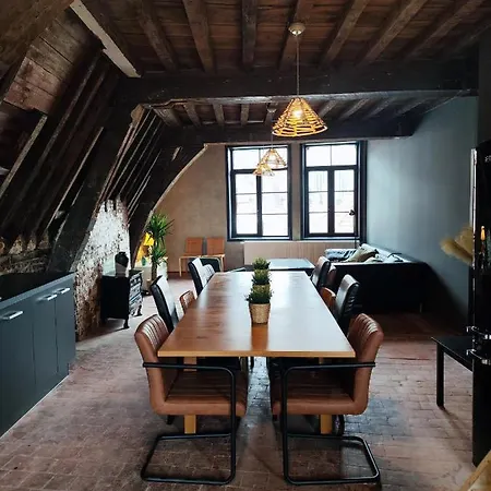 Rooftop Apartment With 60M Terrace Overlooking The Cathedral Antwerp Exterior photo